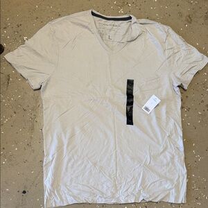 Banana Republic Men’s V-Neck Tee in Light Beige